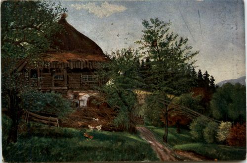 Künstlerkarte H. d Eu de Perthes - Schwarzwald