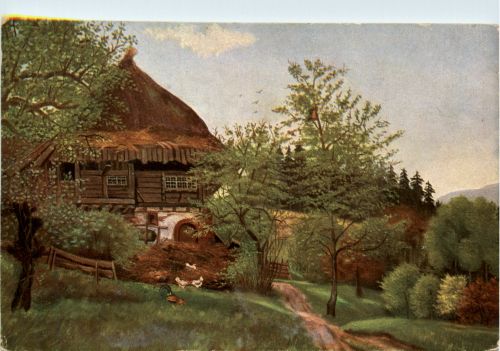 Künstlerkarte H. d Eu de Perthes - Schwarzwald