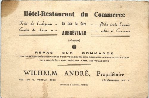 Aubreville - Hotel du Commerce