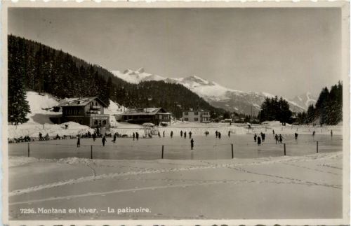 Montana en hiver - La patinoire
