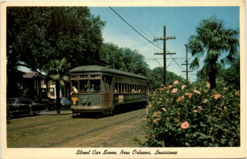 Louisiana - New Orleans - Street Car scene