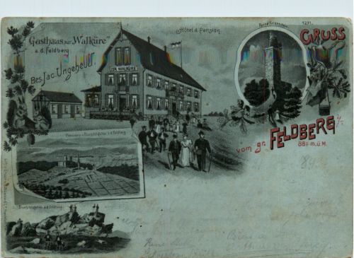 Gruss vom gr. Feldberg - Litho