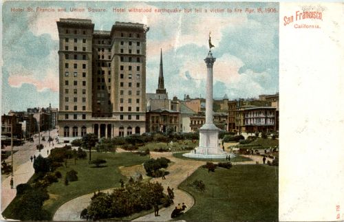 San Francisco - Hotel St. Francis ans Union Square