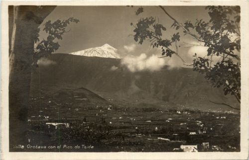 Orotava con el Pico de Teide
