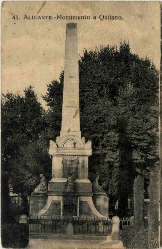 Alicante - Monumento a Quijano