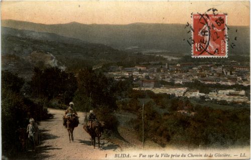 Blida, Vue sur la Ville prise du Chemin de la Glaciere