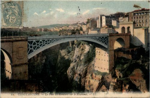 Constantine, Le Pont El Kantara a sur le Rhummel