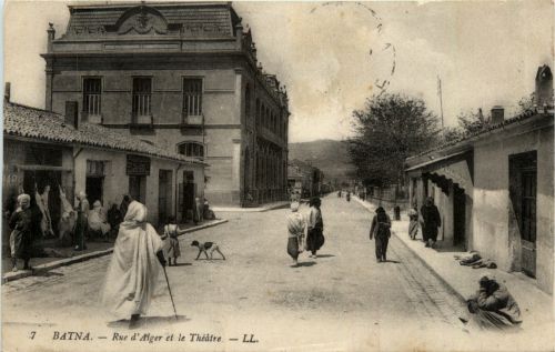 Batna, Rue dÀlger et le Theatre