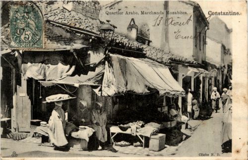 Constantine, Quartier Arabe, Marchands Mozabites
