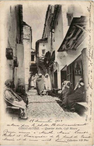 Constantine, Quartier Arabe, Cafe Maure