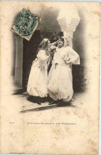 Algerien sonstige, Interieur Mauresque Une Confidence