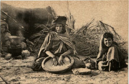 Algerien sonstige, Preparation du Couscous