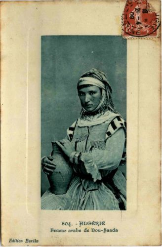 Algerien sonstige, Femme arabe de Bou-Saada
