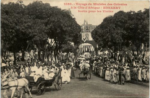 Konakry - Voyage du Ministre des Colonies