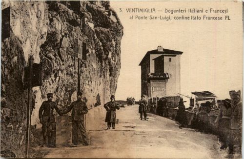 Ventimiglia - Doganteri italiani e Franacesi