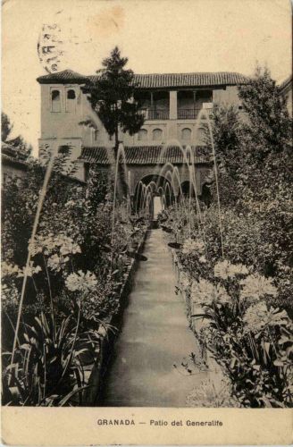 Granada - Patio del Generalife