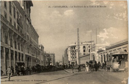 Casablanca - Le Boulevard de la Gare