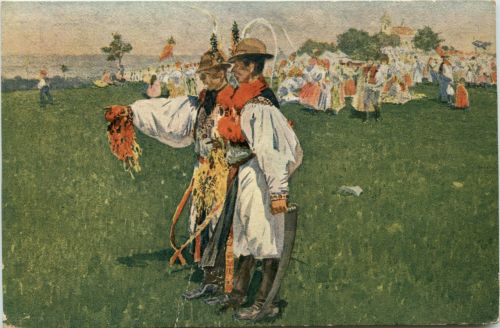 Künstlerkarte J. Uprka
