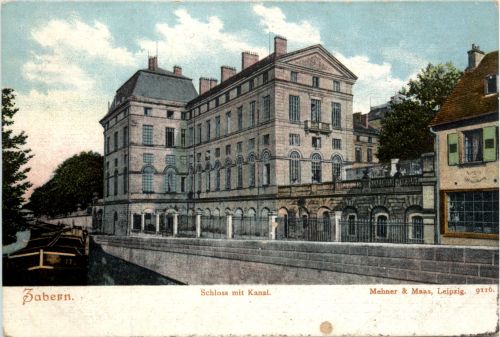 Zabern - Schloss mit Kanal