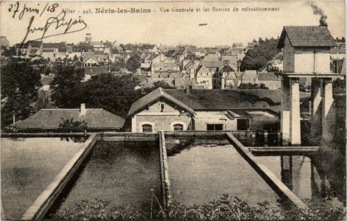 Neris-les-Bains, Vue generale et les Bassins de refroidissement