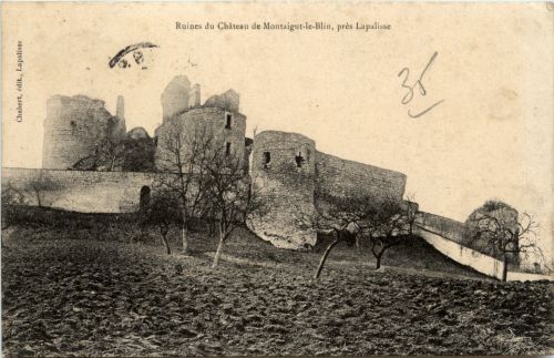 Lapalisse, Ruines du Chateau de Montaigut-le-Blin