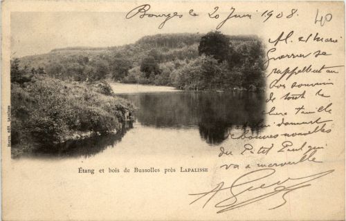 Lapalisse, Etang et bois de Bussolles pres lapalisse