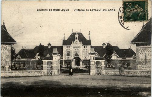 Environs de Montlucon, L´Hopital de Lavault Ste Anne