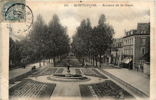 Montlucon, Avenue de la Gare