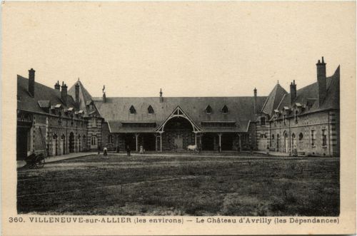 Villeneuve-sur Allier, Le Chateau dÀvrilly