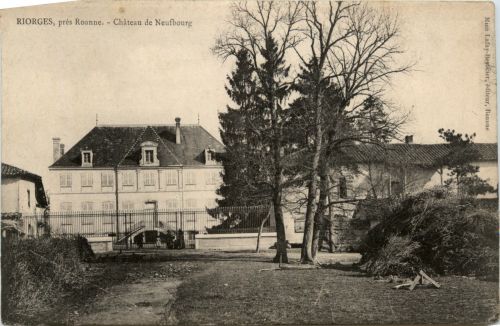 Riorges pres Roanne, Chateau de Neufbourg