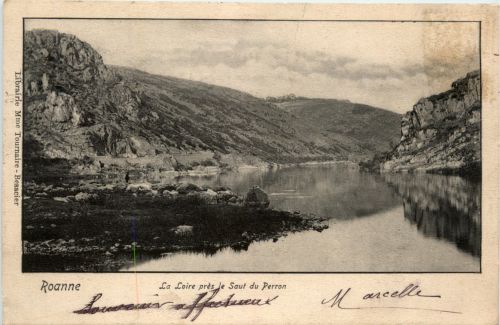 Roanne, la Loire pres le Saut du Perron