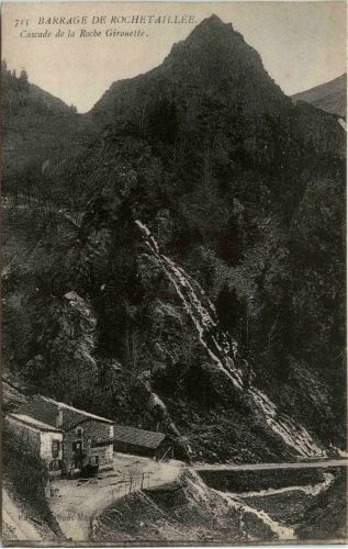 Barrage de Rochetaillee, Cascade de la Roche Girouette
