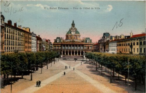 St.Etienne, Place de l`Hotel de Ville