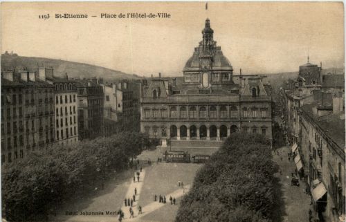 St-Etienne, Place de Hotel de Ville