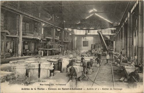 Acieries de la marine, Usines de Saint-Chamond