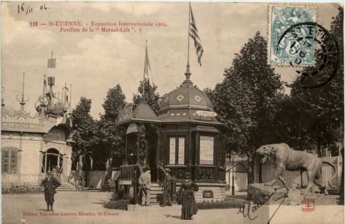 Saint-Etienne, Exposition Internationale, Pavillon de la Mutual-Life
