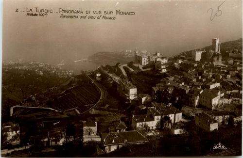 La Turbie, Panorama et vue sur Monaco