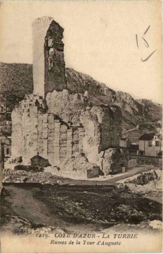 La Turbie, Ruines de la Tour dÀuguste