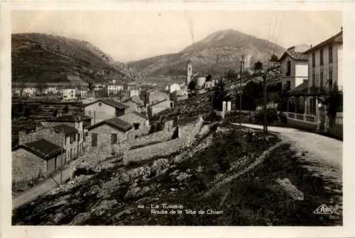 La Turbie, Route de la Tete de Chien
