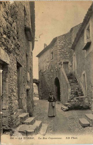 La Turbie, La Rue Capouanne