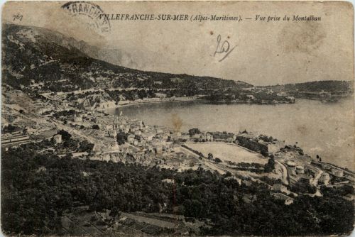 Villefranche-Sur-Mer, Vue prise du Montalban