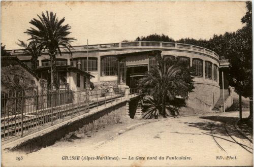 Grasse, La Gare nord du Funiculaire