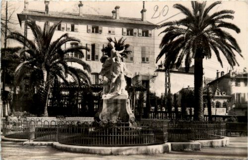 Grasse, La Statue de Fragonard