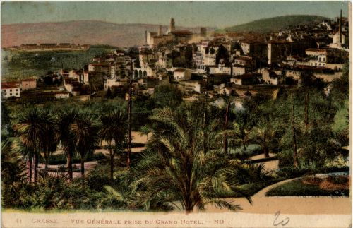 Grasse, Vue generale prise du Grand Hotel