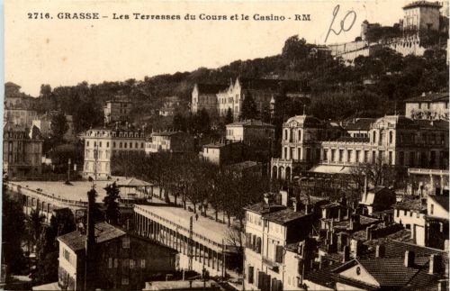 Grasse, Les Terrasses du Cours et le Casino