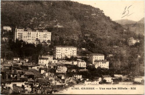 Grasse, Vue sur les Hotels
