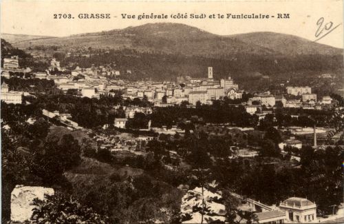 Grasse, Vue generale et le Funiculaire