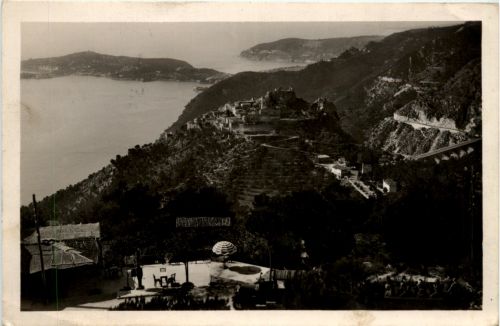 Eze, Vue prise du restaurant Bellevue dÈze