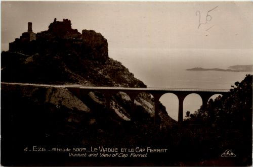 Eze, le Viaduc et le Cap Ferrat