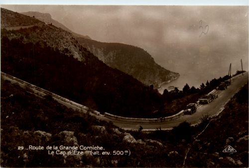 Eze, Le Cap dÈze, Route de la Grande Corniche